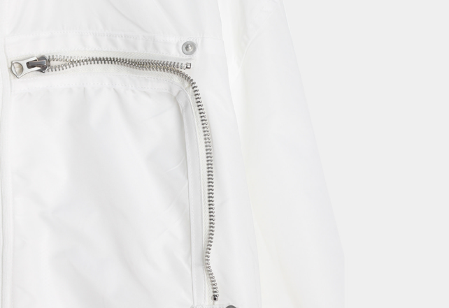 Locus Heathrow Bandad Cropped Windbreaker Jacket