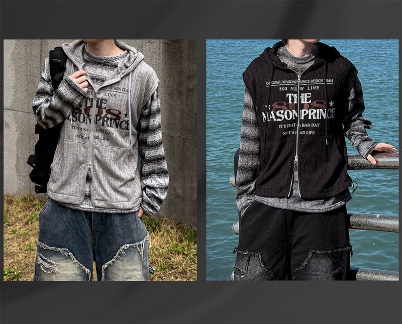 Kaiden Knit Hood Vest