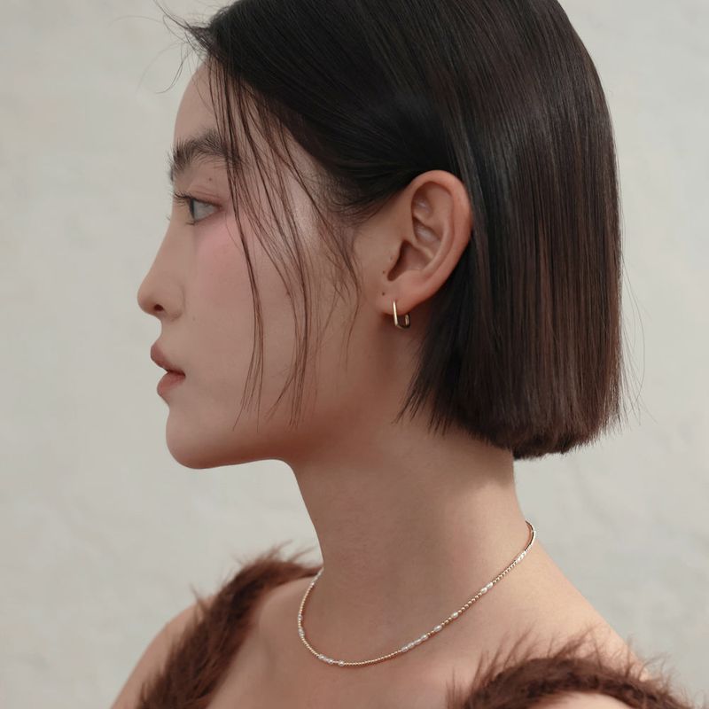 [single earring]14K gold rere earring
