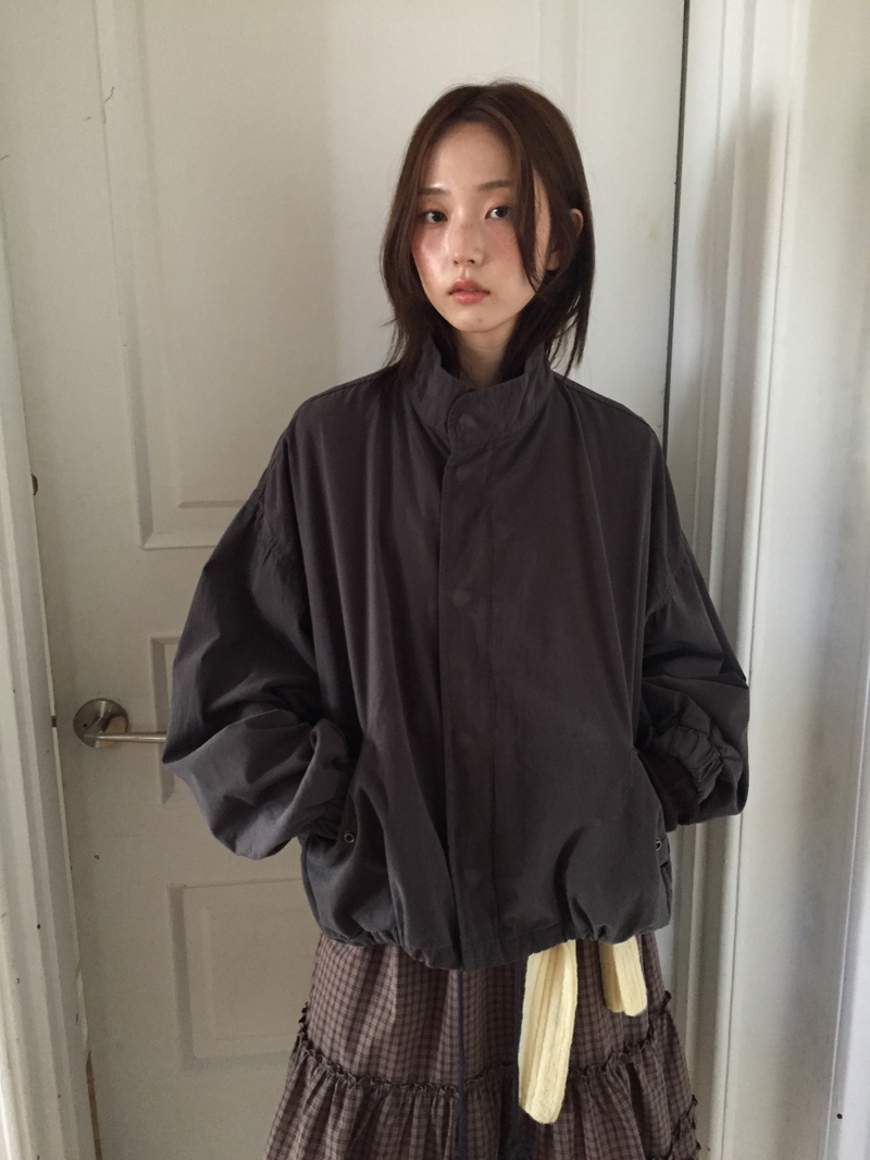 Bell half-neck peach field jacket (4color)