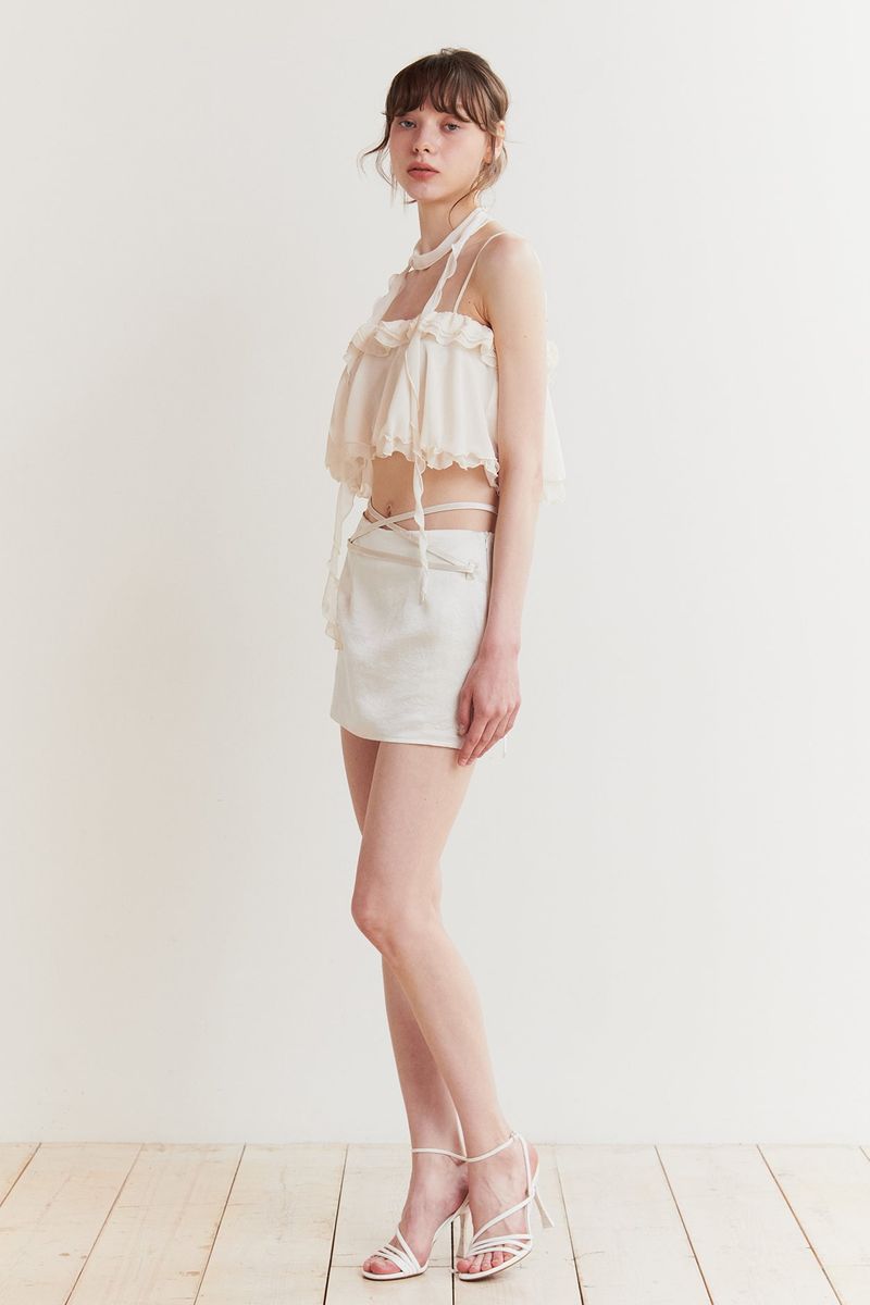 JADE MINI SKIRT cream
