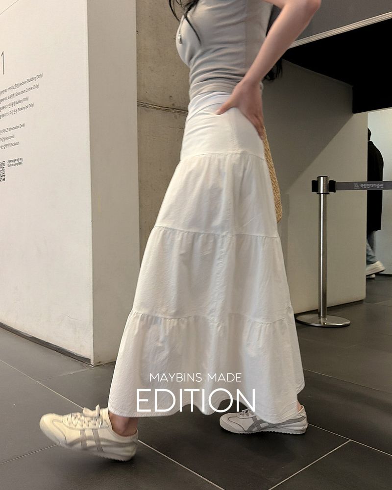 [MADE] Ans cotton tiered skirt