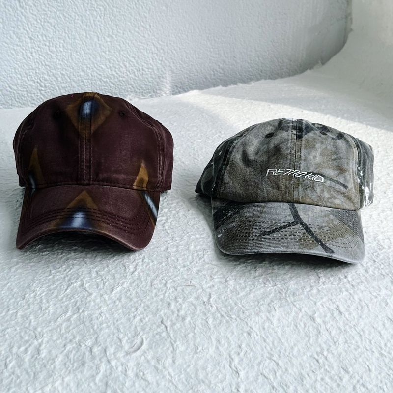 FADE MEET（フェードミート）の「Splatter Camo Washed Cap（Hats）」
