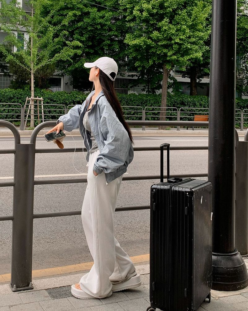 [Bellide made] Two-Way Anorak Windbreaker