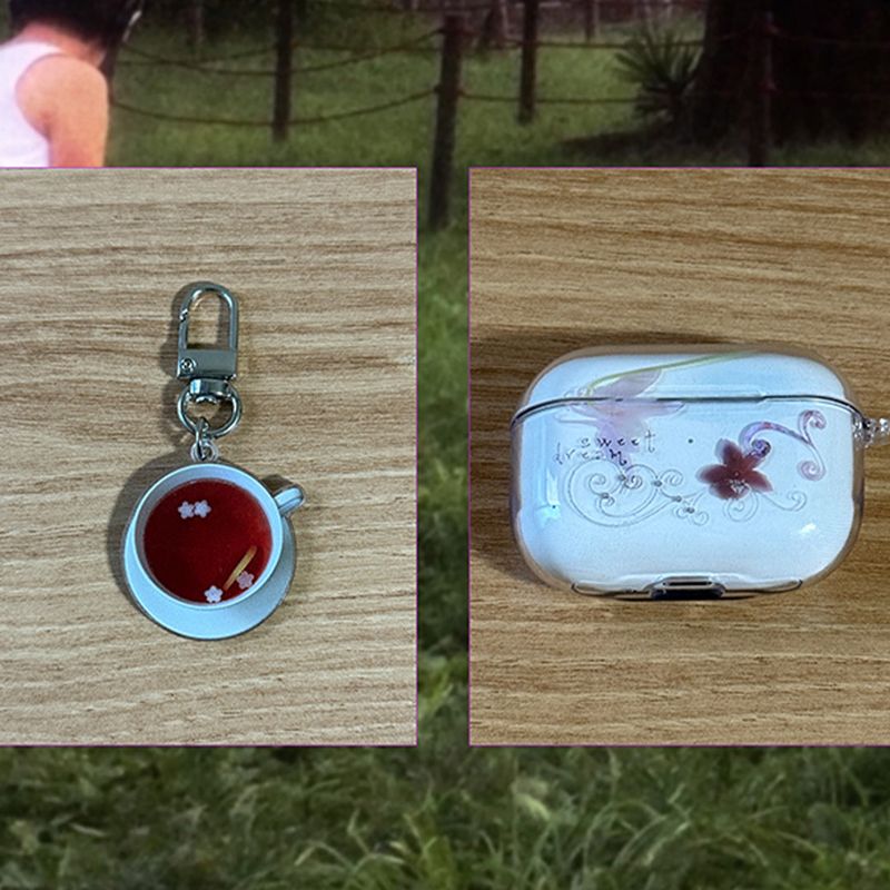 sweet dream tea airpods case (keyring set)