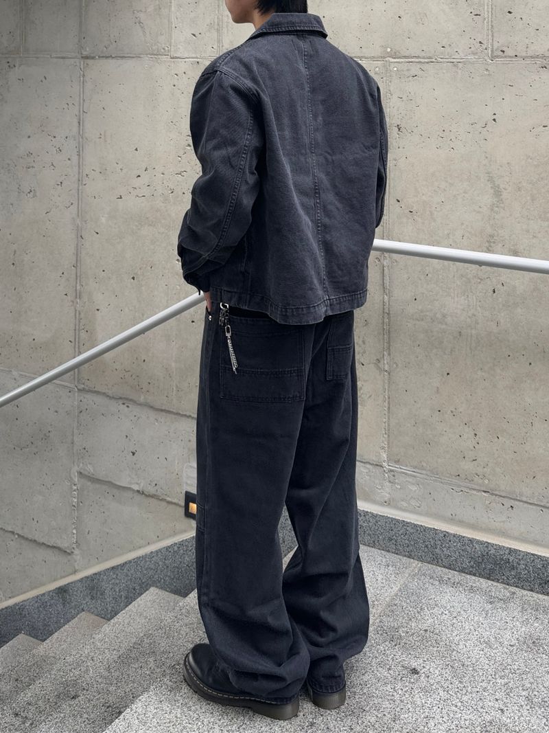 Dyeing Crop Trucker Jacket (No.851)