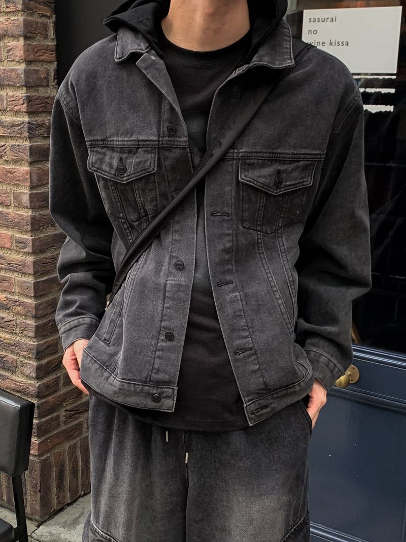 Kuro hood denim jacket