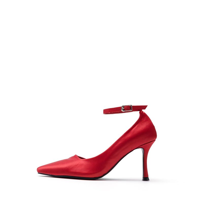 SSIMEEZ（シミズ）の「Satin Stiletto Heel(Red)（Shoes）」