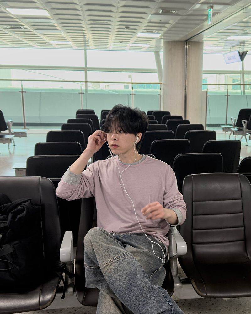 Silky Basic Layered Long Sleeve T-Shirt