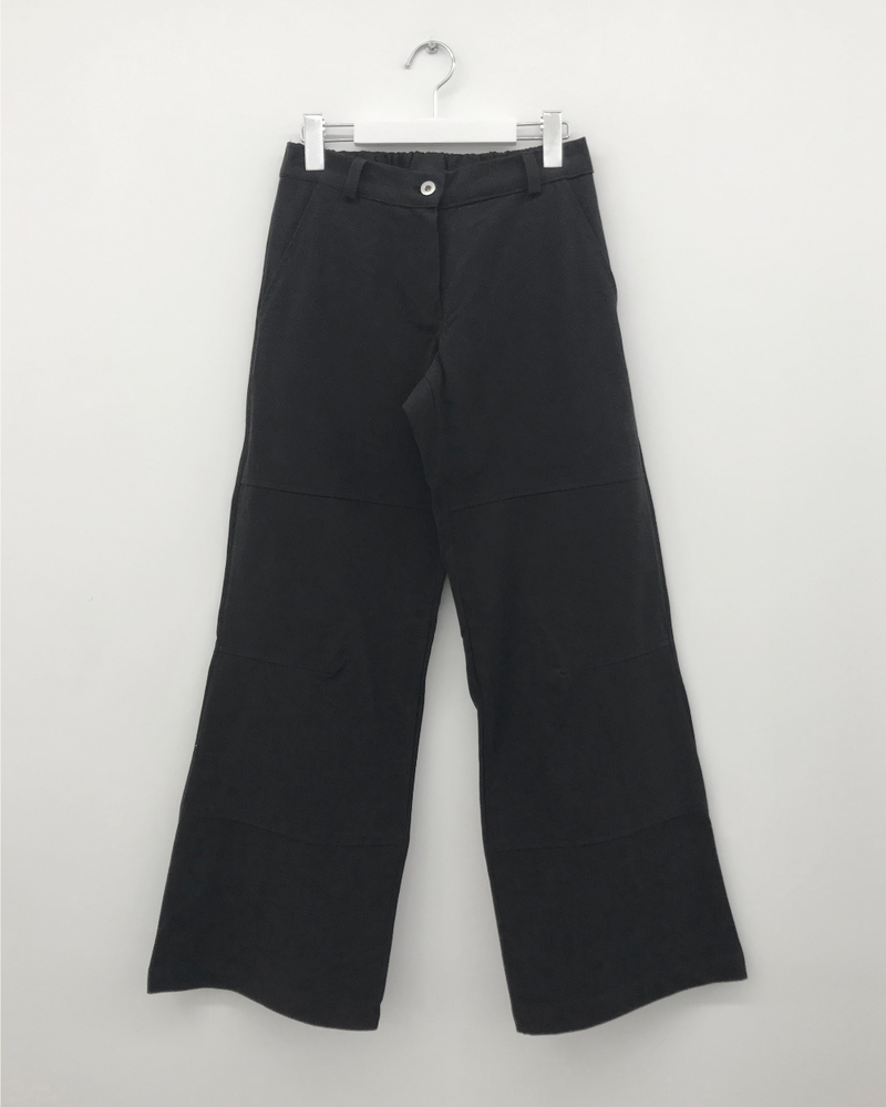 Tri-semi bootcut pants (3color)