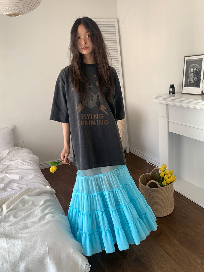 CANCAN LAYERED SKIRT DRESS (3C)