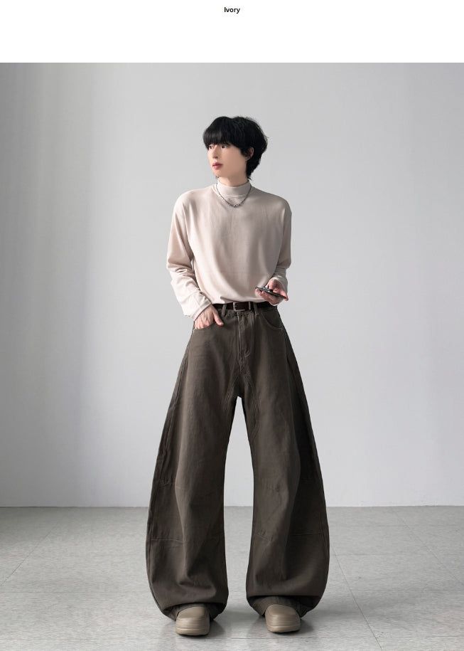 Weaver Half-Neck Knit T-Shirt