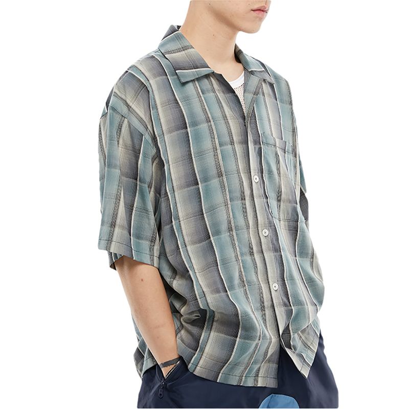 PLATEAU STUDIO(プラテウスタジオ)の「CHECK SHORT SLEEVE SHIRT(Tops)」