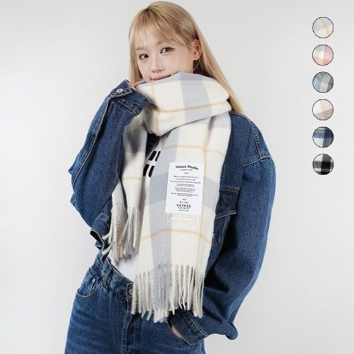 VETEZE(ベテゼ)の「ファインディングチェックマフラー(ファッション小物)」