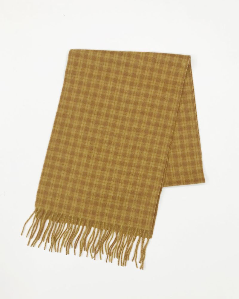 [MD Pick]Fine wool check muffler (6color)