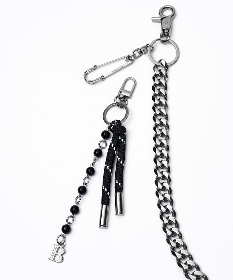 BBD Key Ring B Logo Pants Chain (Silver)