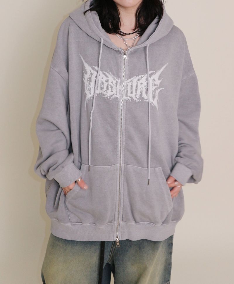(For men and women) RT Pigment Two-Way Hood Zip-Up