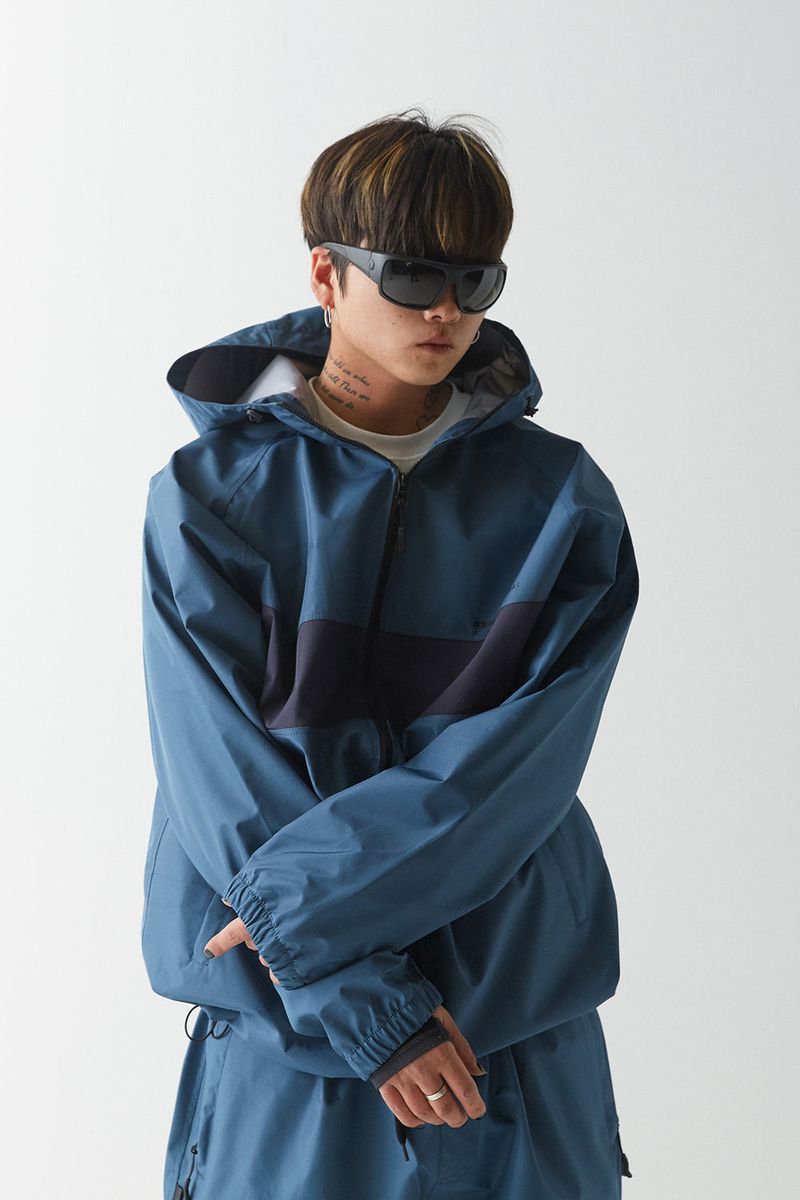 BSRABBIT(ビエスラビット)の「BSR2223FWJK069 BSRBT OG 3L HOODED JACKET DARK MINT(Jackets/Outerwear)」