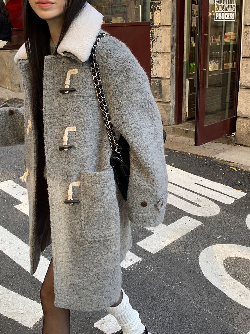 [MADE] ROIT WOOL ALPACA HANDMADE SHEARLING KARA COAT