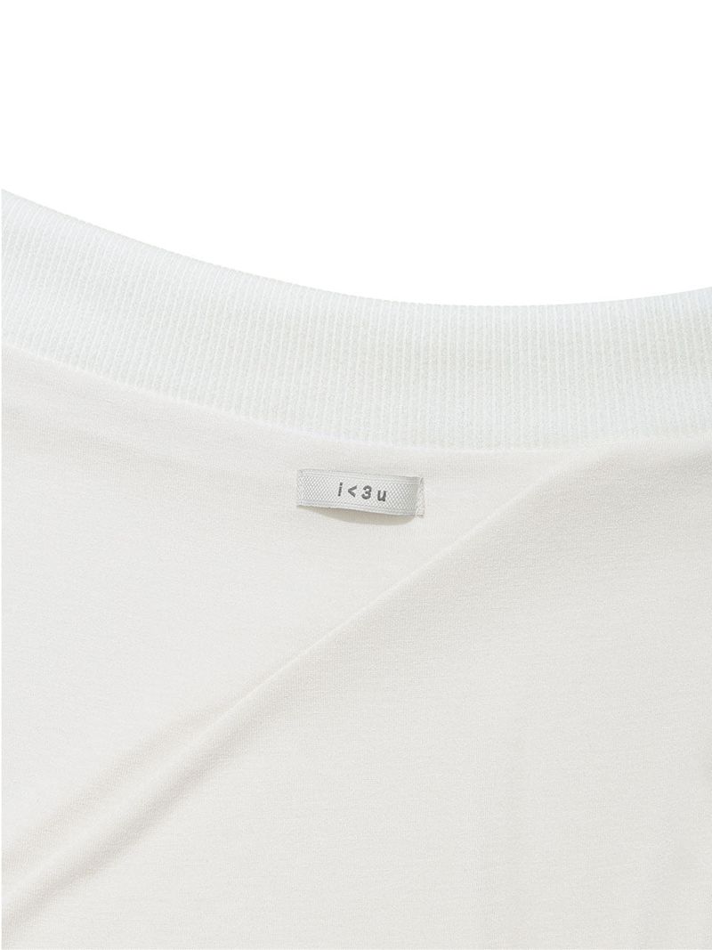 DRAPE BAND OFF SHOULDER TOP(IVORY)