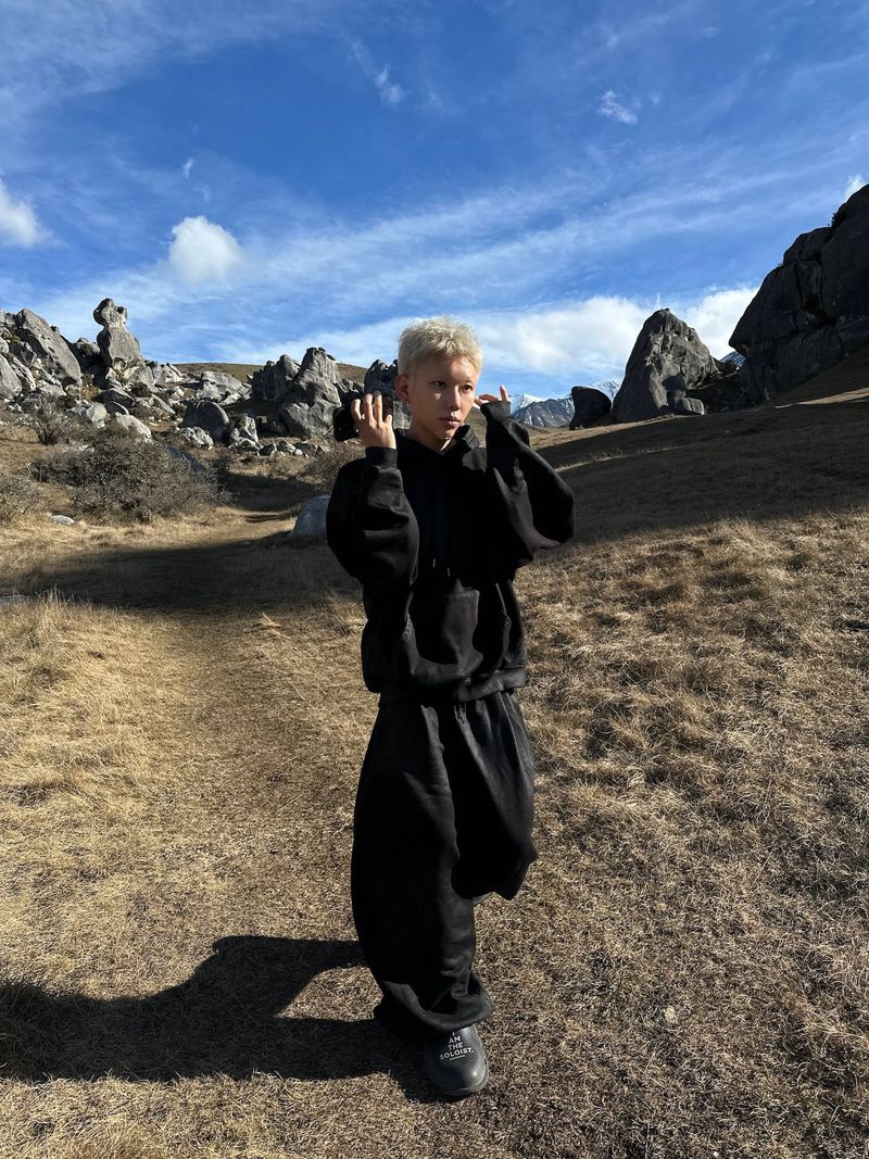 [SET] Onyx Coated Basic Sweatpants