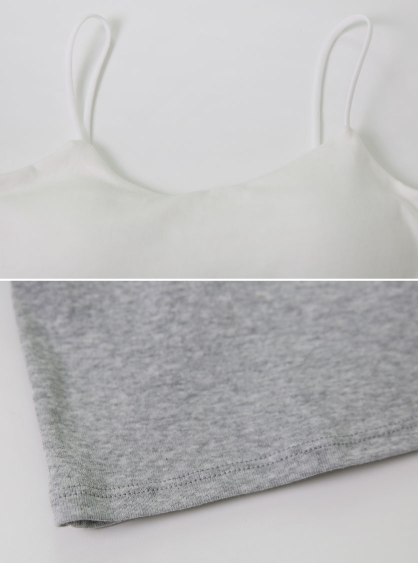 Basic Crop Layered Cap Sleeveless (3color)