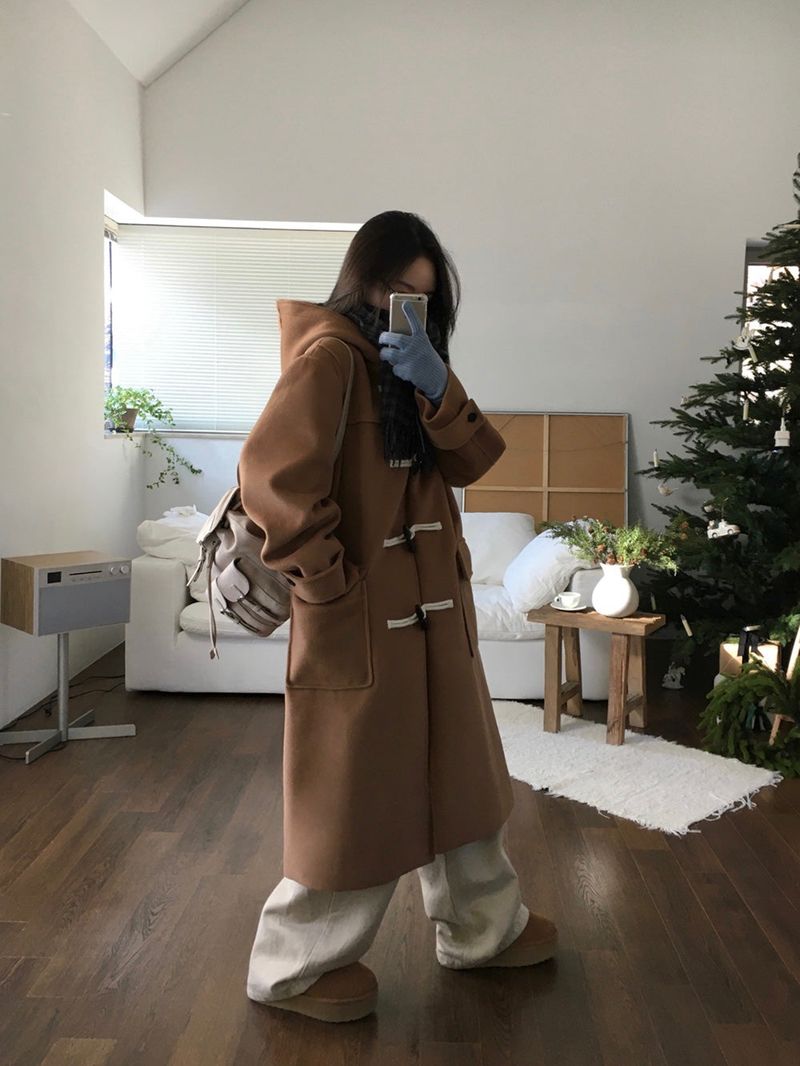 [BELLIDE MADE] Wendy's Duffle Long Coat with Toft