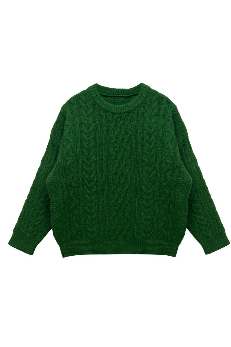 JUICY ROUND KNIT / GREEN