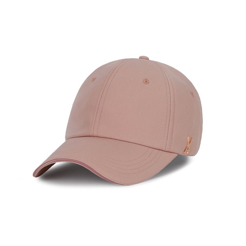Rose gold stud over fit ball cap