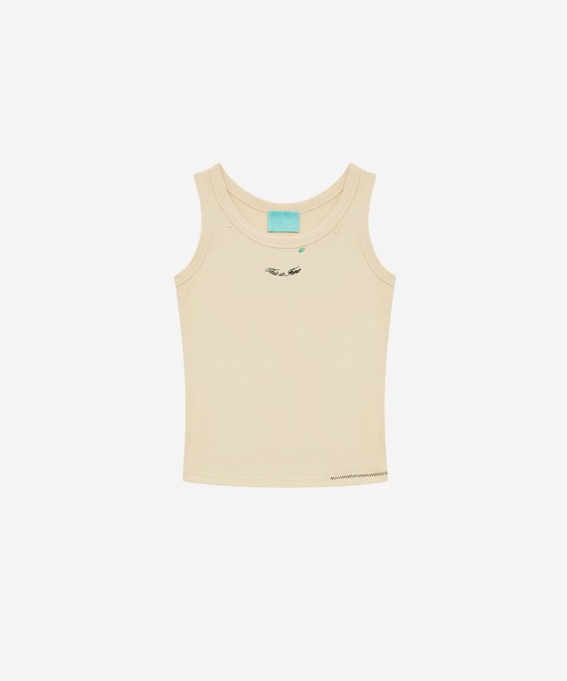 Ribbed Sleeveless Top