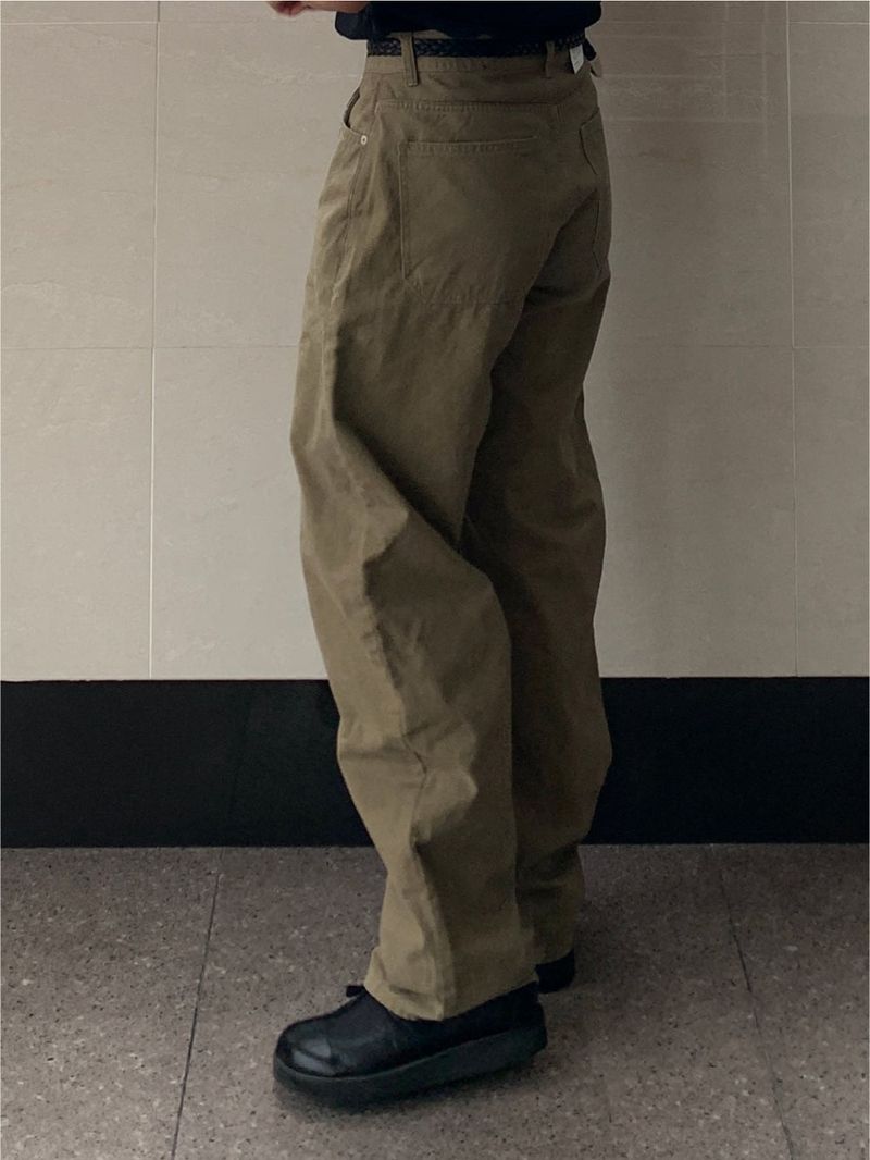 Algodon Curved Cotton Pants