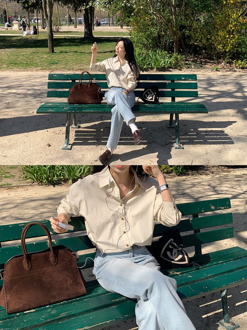 TRENDY APPAREL（トレンディー アパレル）の「[MADE] Constie shirt（Tops）」