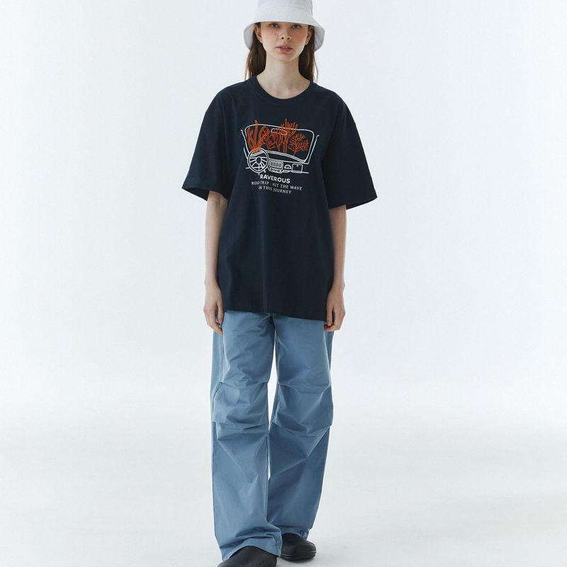 Coral T-Shirt Navy