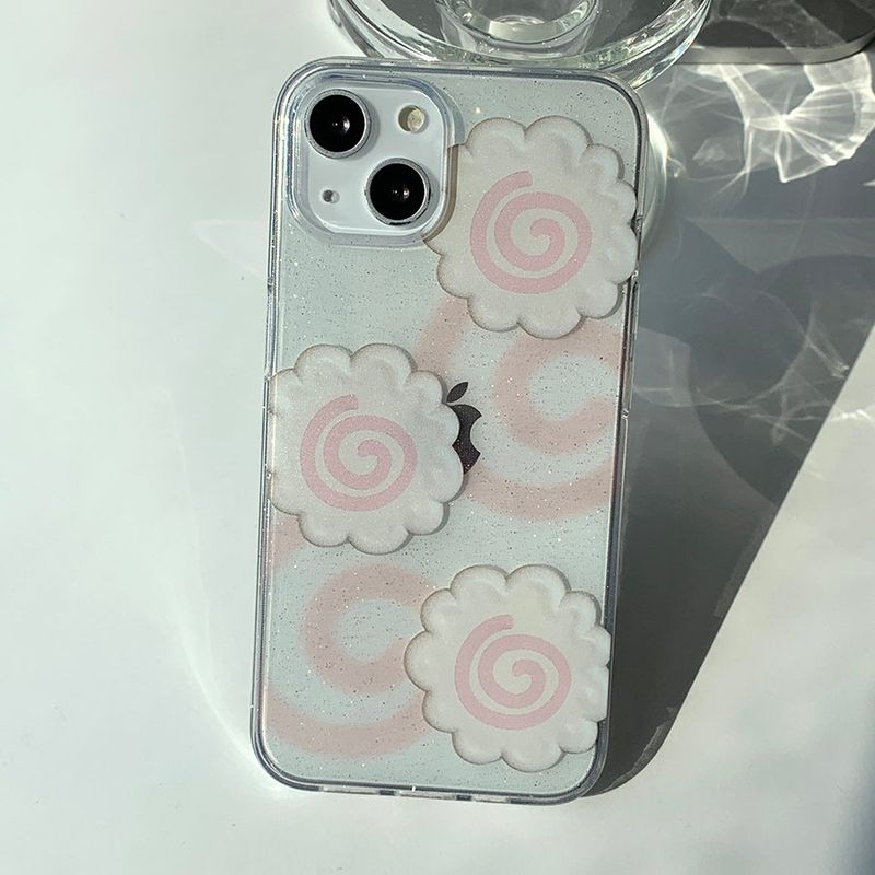 Pink - Narutomaki Glitter Phone Case