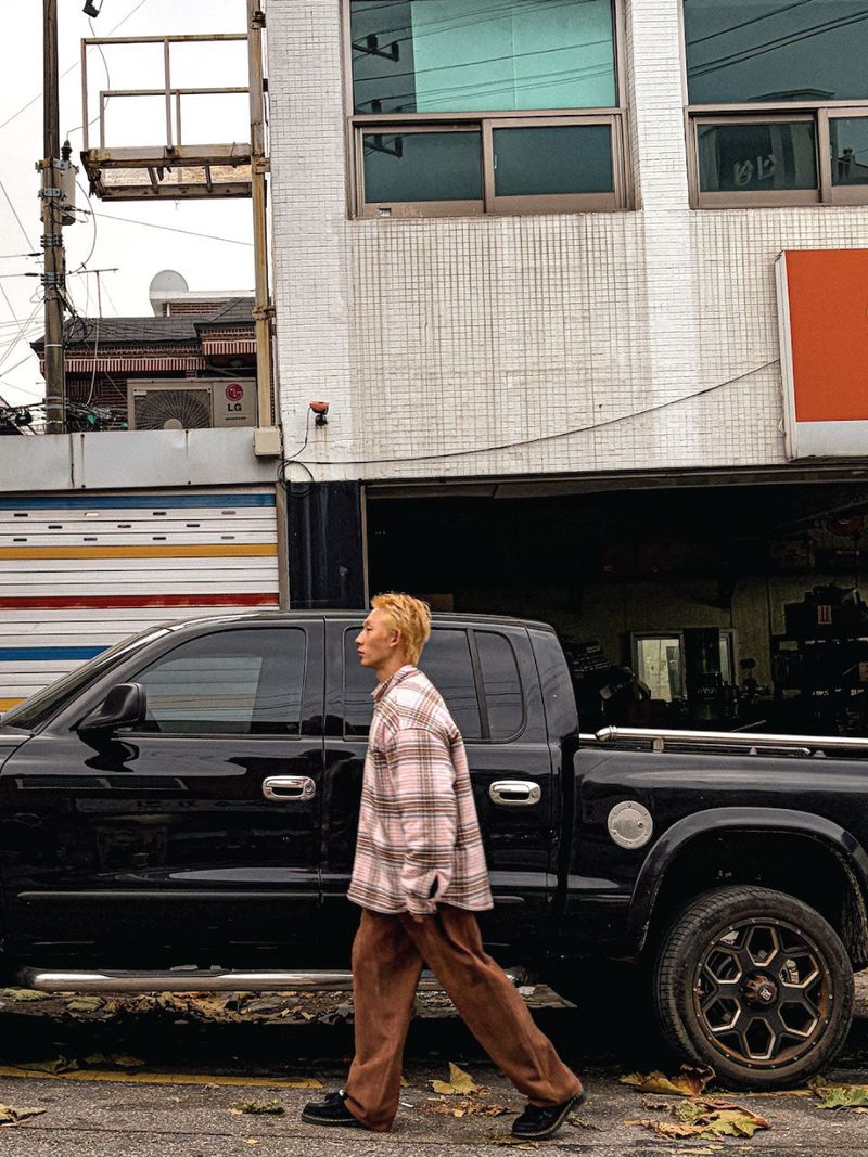 WOOL CHECK PUFFER SHIRTS