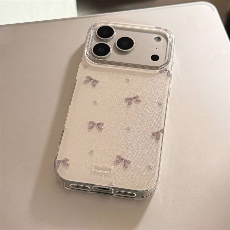 Glitter Diamond Ribbon iPhone Case