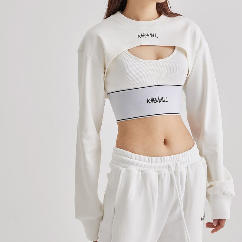 Courage Sweat shirt White