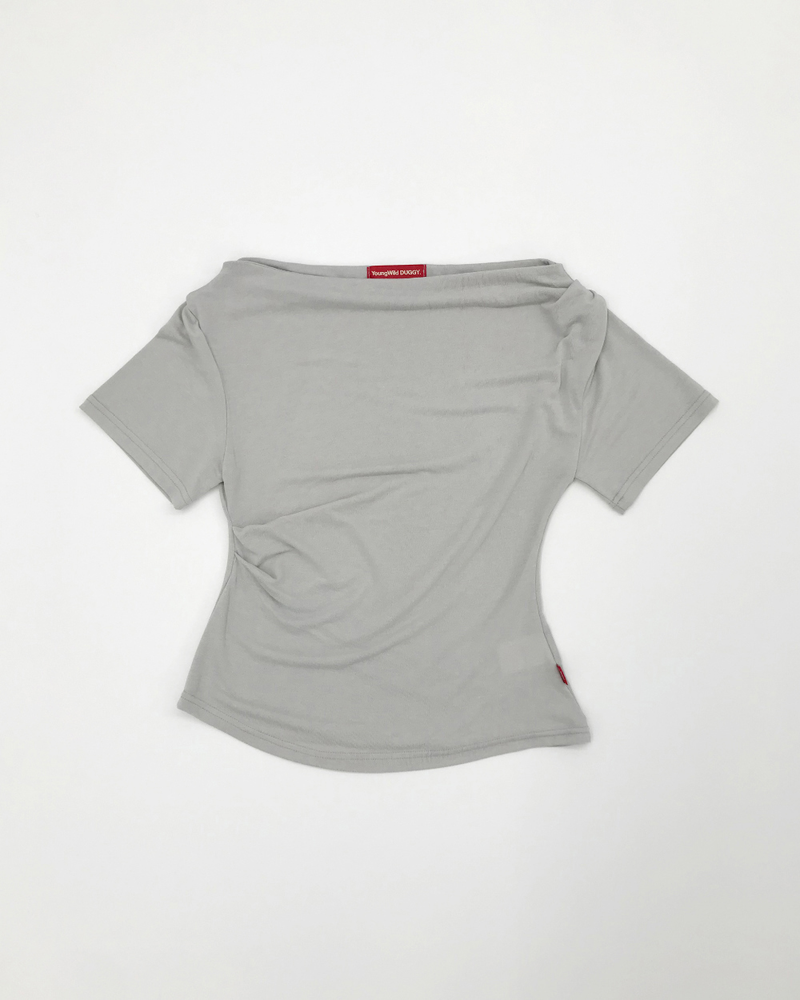 YWD SHIRRING T-SHIRTS (3color)