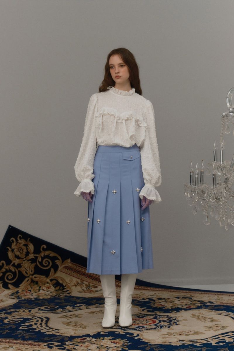 Ruffled blouse