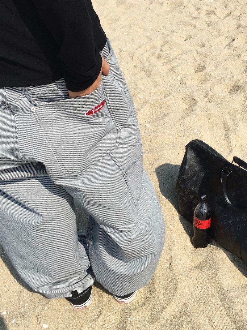 Jay Stripe Carpenter Pants 2C