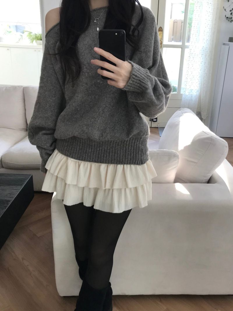 Kitten（キッテン）の「Lua Cancan Mini Skirt (one color)（Skirts）」