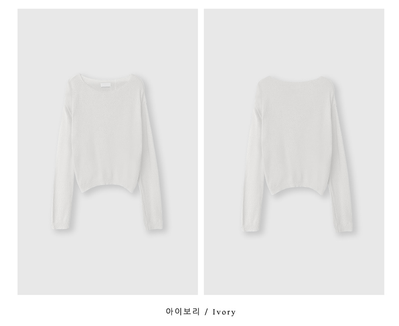Weekly Summer Boat Neck Knit / 5 colors