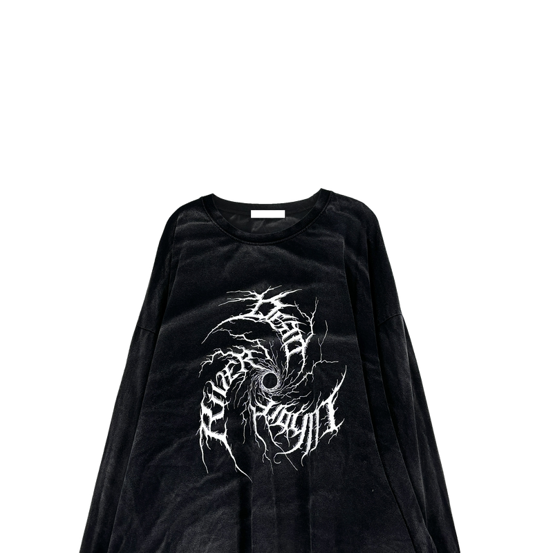 swirl washed long sleeve