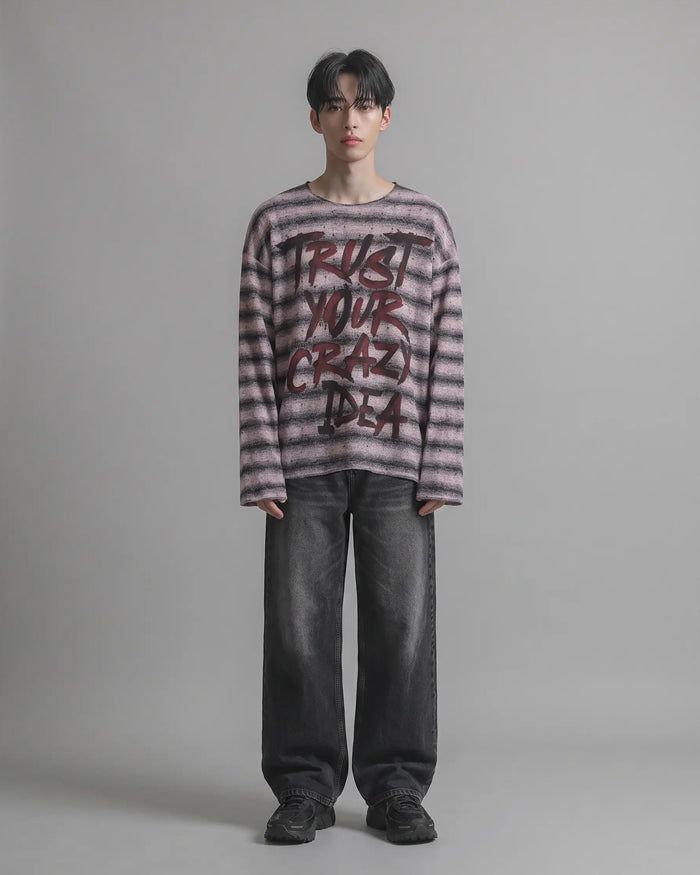 (UNISEX) Trust Stripe Knit