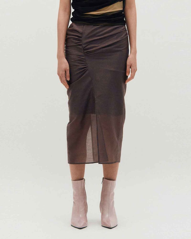Mesh Layered Sleeveless _ BLACK