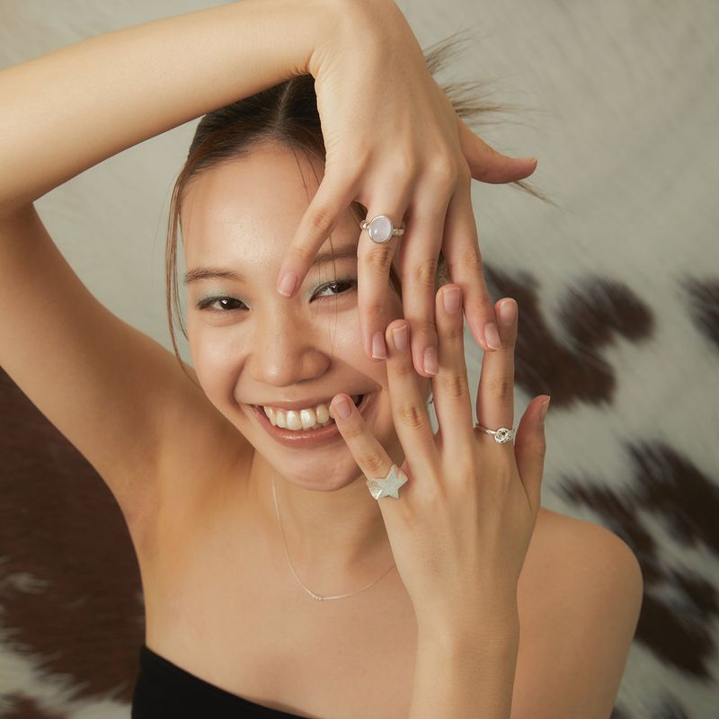 sparkling ornament ring