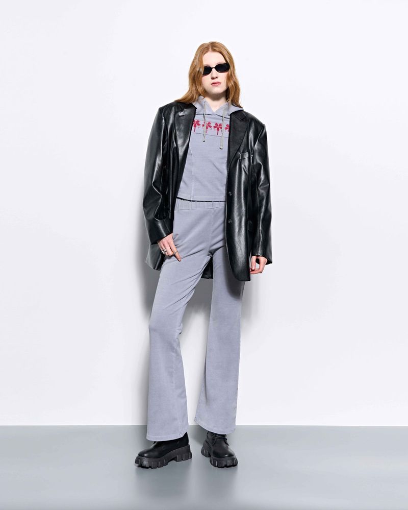 Back Patch Oversized Blazer _ Black