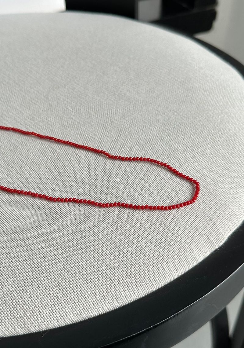 red coral necklace