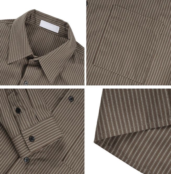 Meden Striped Cotton Shirt