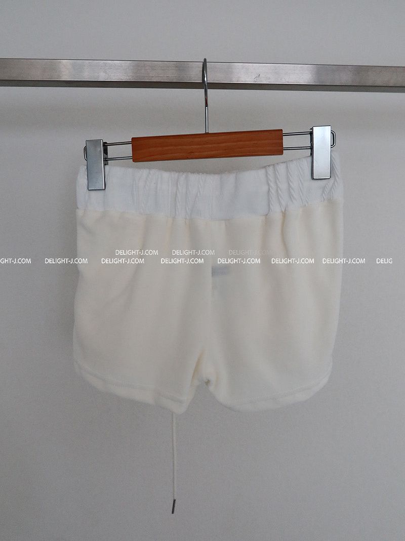 Velvet Low Slim Shorts